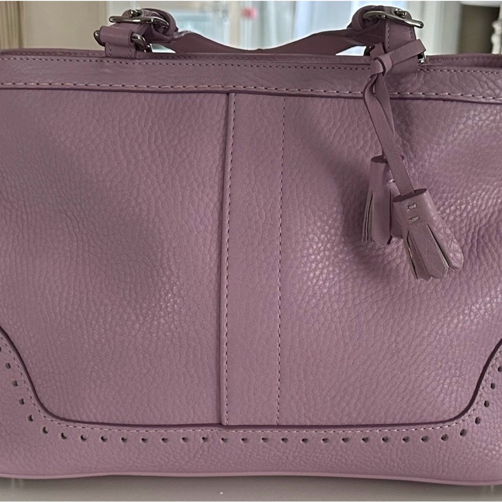 Chic Lavender Satchel Bag - Picture 2 of 6